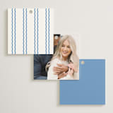 "Blue" - Bridal Shower Favor Tags in Cobalt by Gwen Bedat - Back of Card Options