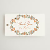 "Blooms" - Bridal Shower Favor Tags in Hibiscus by Creo Study - Front