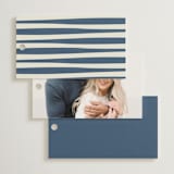 "Giddy Up" - Bridal Shower Favor Tags in Cobalt by Erin Hodges - Back of Card Options