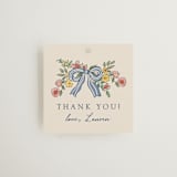 "A wedding in Low Country" - Bridal Shower Favor Tags in Cornflower by Chris Griffith - Front