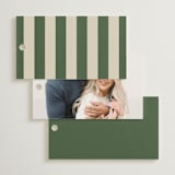 "Vintage Pickle" - Bridal Shower Favor Tags in Avocado by Vera Lim - Back of Card Options