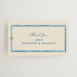 "Formal scallop" - Bridal Shower Favor Tags in Almalfi by Creo Study - Front