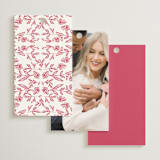 "Fun Cocktails" - Bridal Shower Favor Tags in Cranberry by Lucrecia Caporale - Back of Card Options