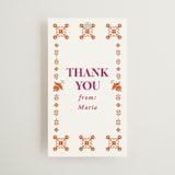 "Let's Fiesta" - Bridal Shower Favor Tags in Gumdrop by Eva Tadros - Front