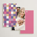 "Disco Fever" - Bridal Shower Favor Tags in Bubblegum by Corinne Malesic - Back of Card Options