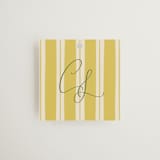 "Calia" - Bridal Shower Favor Tags in Island Citrus by Ani Somi - Front