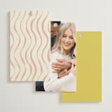 "Coastal Drift" - Bridal Shower Favor Tags in Island Citrus by Pixel and Hank - Back of Card Options