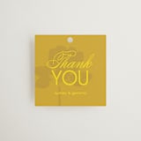 "Bloom" - Bridal Shower Favor Tags in Island Citrus by Morgan Kendall - Front