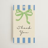 "Petit Pomodoro" - Bridal Shower Favor Tags in Lime by Jackie Crawford - Front