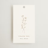 "Kouignette" - Bridal Shower Favor Tags in Chiffon by chocomocacino - Front