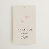 "dancing in the garden" - Bridal Shower Favor Tags in Blush Meadow by Grae - Front