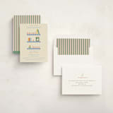 "Baby Shelfie" - Baby Shower Invitations in Classic Library by Julia Starr - Assembled