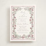 "Baby in Bloom." - Baby Shower Invitations in Heather by Jenna Holcomb - Front