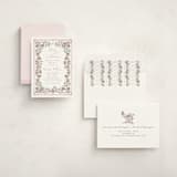 "Baby in Bloom." - Baby Shower Invitations in Heather by Jenna Holcomb - Assembled