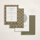 "Nuts for Baby" - Baby Shower Invitations in Pumpkin by Jackie Crawford - Back of Card Options