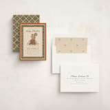 "Nuts for Baby" - Baby Shower Invitations in Pumpkin by Jackie Crawford - Assembled