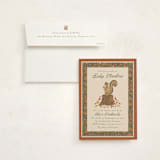 "Nuts for Baby" - Baby Shower Invitations in Pumpkin by Jackie Crawford - With Envelope