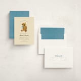 "Vintage Teddy" - Baby Shower Invitations in Glacier by Kimberly Morgan - Assembled