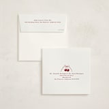 "Classic Cherries" - Baby Shower Invitations in Bing Cherry by Charter Oaks Creative - FREE Recipient Addressing