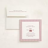 "Classic Cherries" - Baby Shower Invitations in Bing Cherry by Charter Oaks Creative - With Envelope