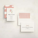 "Little Stork" - Baby Shower Invitations in Blush by Ani Somi - Assembled