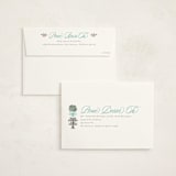 "Tiny Topiary" - Baby Shower Invitations in Aquamarine by Jackie Crawford - FREE Recipient Addressing