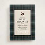 "Wesley" - Baby Shower Invitations in Juniper by Kate Ahn - Front