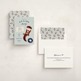 "Sip & Sea" - Baby Shower Invitations in Sea by Gwen Bedat - Assembled