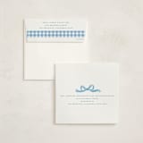 "Painted Bow" - Baby Shower Invitations in Sky by Teju Reval - FREE Recipient Addressing