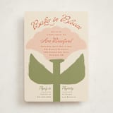"Tulip" - Baby Shower Invitations in Peony by Lisa McLean - Front