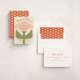 "Tulip" - Baby Shower Invitations in Peony by Lisa McLean - Assembled