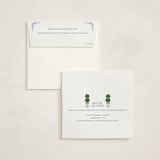 "Topiary" - Baby Shower Invitations in Periwinkle by Jenna Holcomb - FREE Recipient Addressing