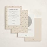 "Limoncello" - Baby Shower Invitations in Rome by Claudia Orengo - Back of Card Options