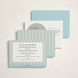 "Soda Shoppe" - Baby Shower Invitations in Cream Soda by Morgan Kendall - Back of Card Options