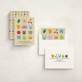 "Park Slope" - Baby Shower Invitations in Rainbow by Claire - Assembled