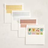 "Park Slope" - Baby Shower Invitations in Rainbow by Claire - Envelope Liner Options