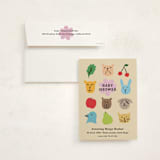 "Park Slope" - Baby Shower Invitations in Rainbow by Studio Suku - With Envelope