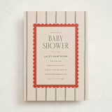 "Prep Room" - Baby Shower Invitations in Taupe by Ashlee Townsend - Front