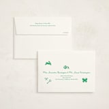 "Needlepoint" - Baby Shower Invitations in Grass by Claire - FREE Recipient Addressing