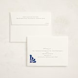 "Modern Bloom" - Baby Shower Invitations in Cobalt by Joyce Pinheiro - FREE Recipient Addressing