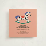 "Rocking Baby Shower" - Baby Shower Invitations in Peach by Harriet Richter - Front