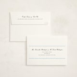 "Sweetly Scalloped" - Baby Shower Invitations in Sky by Catherine Culvenor - FREE Recipient Addressing