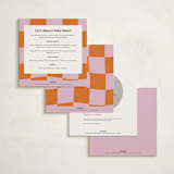 "Increasingly Uncomfortable Pregnant Person" - Baby Shower Invitations in Pomegranate by Madison Kic - Back of Card Options