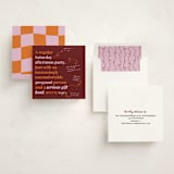 "Increasingly Uncomfortable Pregnant Person" - Baby Shower Invitations in Pomegranate by Madison Kic - Assembled
