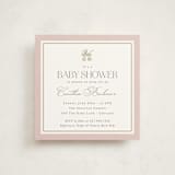 "The Little Heirloom" - Baby Shower Invitations in Rose by Lucrecia Caporale - Front