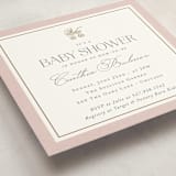 "The Little Heirloom" - Baby Shower Invitations in Rose by Lucrecia Caporale - Detail
