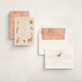 "Woodland storybook" - Baby Shower Invitations in Ecru by Creo Study - Assembled