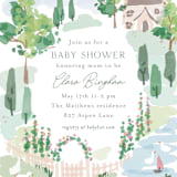"sweet countryside" - Baby Shower Invitations in Meadow by Rebecca Durflinger - Detail