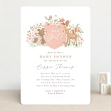 "Banner announcement" - Baby Shower Invitations in Petal by Jennifer Wick - Front