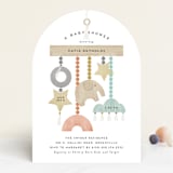 "boho baby mobile" - Baby Shower Invitations in Sunflower by Faith Dorn - Front